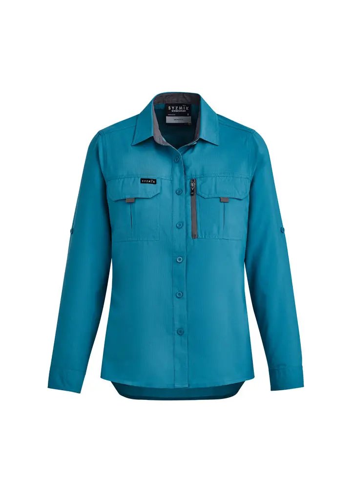 Syzmik Long Sleeve Women's Outdoor Shirt ZW760 Metro Workwear